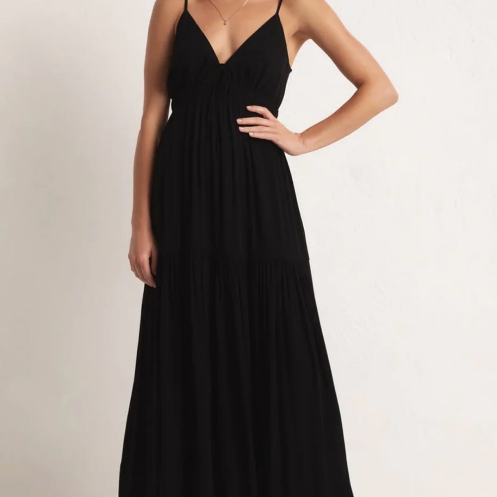 Z Supply Black Lisbon Maxi Dress